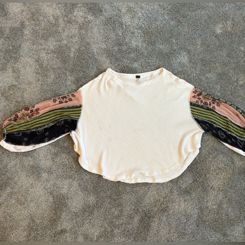 Free people thermal with balloon sleeves